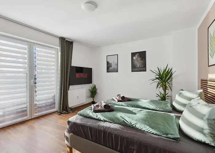 Apartmán Larooms - Np21 - 2 - 4 Betten - Waschmaschine - Parkplatz - Balkon