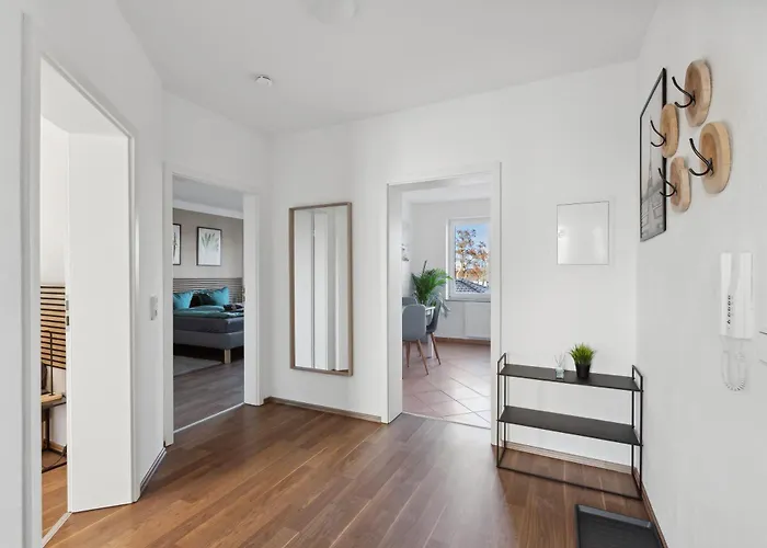 Apartmán Larooms - Np21 - 2 - 4 Betten - Waschmaschine - Parkplatz - Balkon Merseburg